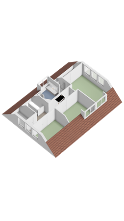 Floorplan - Rosenhofstraat 40, 5298 TC Liempde